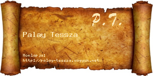 Palay Tessza névjegykártya